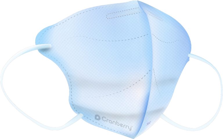 Cranberry 360 Face Mask ASTM Level 2 - Blue Regular