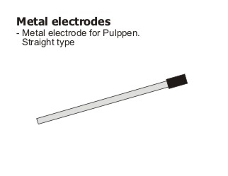 Electrode for Pulppen