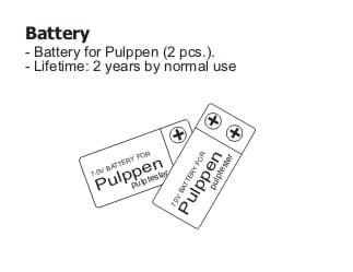 Batterie für Pulppen – DENLUX A/S - Dental Electronic A/S, Ersatzteile