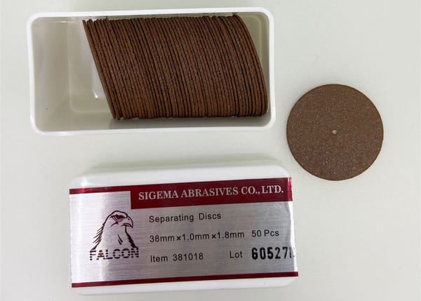 Sigema Abrasives 35mm Dental Separating Discs Round Shape Endurable Odorless