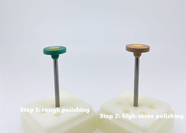 Sintered Zirconia Polishing Burs All Ceramics Rubber Polishing Wheels T shape