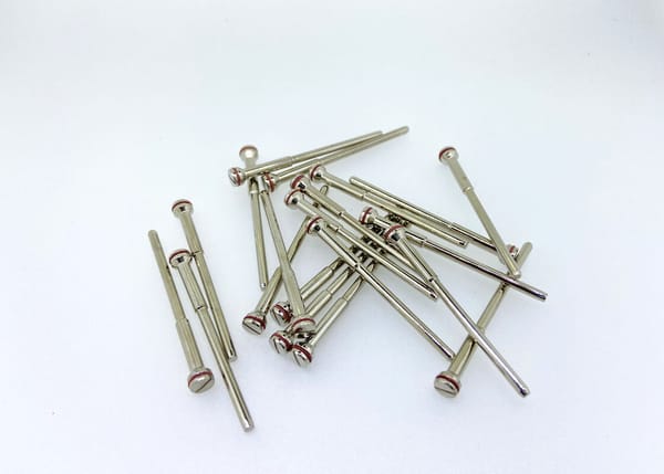 Mandrel Bur Steel Dental Diamond Strips Chrome 5.0mm Head For Micromotor