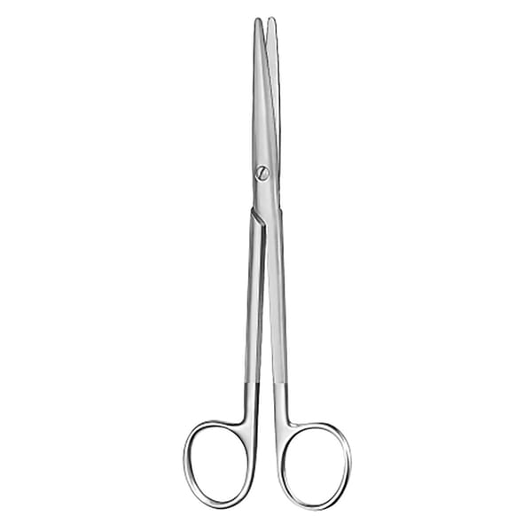 LEXER, Schere, 16 cm SC mit schwarzen Ringen 07.190.16