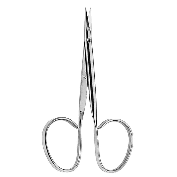 Iris Schere, 9,5 cm große Ringe spitz