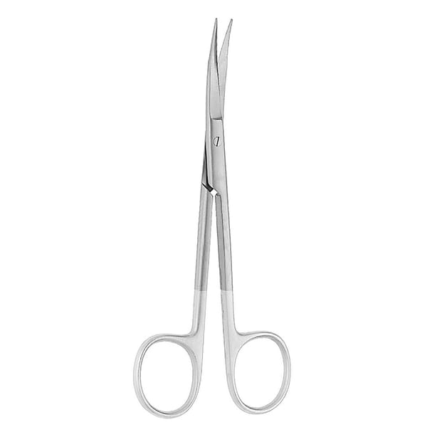 GOLDMAN FOX, Zahnfleisch Schere, 13 cm TC Schneide ohne Zahnung