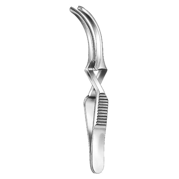 DE BAKEY, Bulldog Klemme, 10 cm Maul 45 mm
