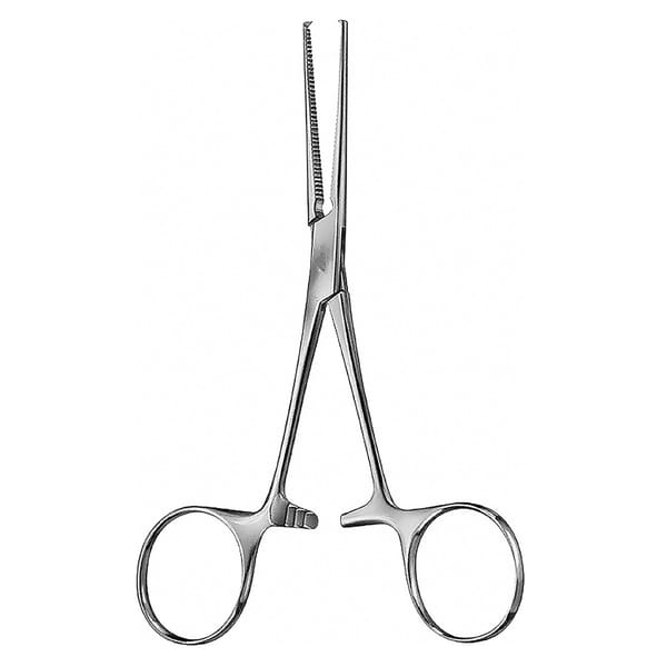 KOCHER, Arterienklemme, 18 cm 1x2 Zähne