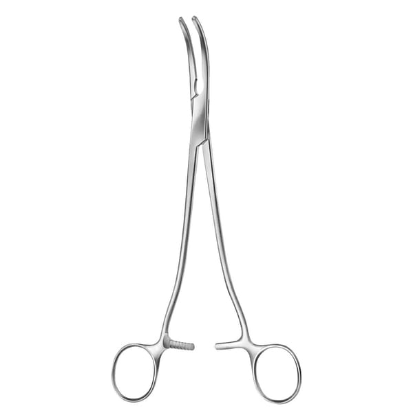 ROGERS, Hysterektomie Klemme, 21 cm Maul 40 mm Fig. 3 12.584.30