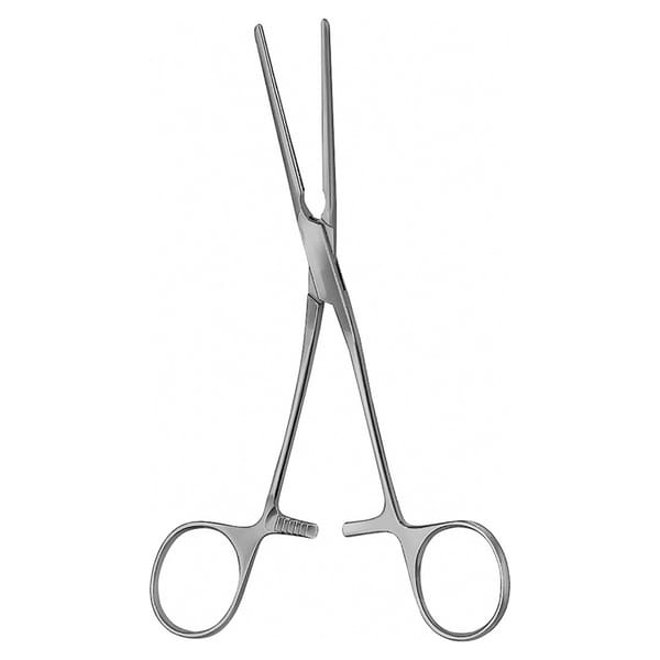 DE BAKEY, Klemme, 17 cm Branchen abgewinkelt 13.307.17