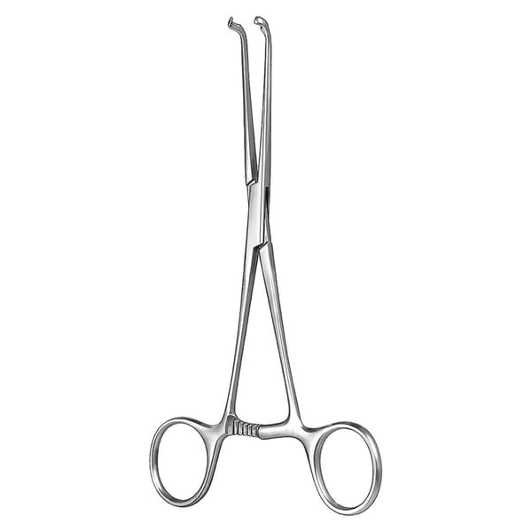 JAVID, Klemme, atraumatisch, 18 cm Ø 4 mm kurz 13.343.18