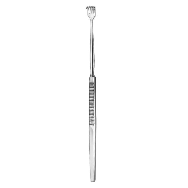 Wundhaken, tracheal, 16,5 cm 4 Haken scharf 18.224.04