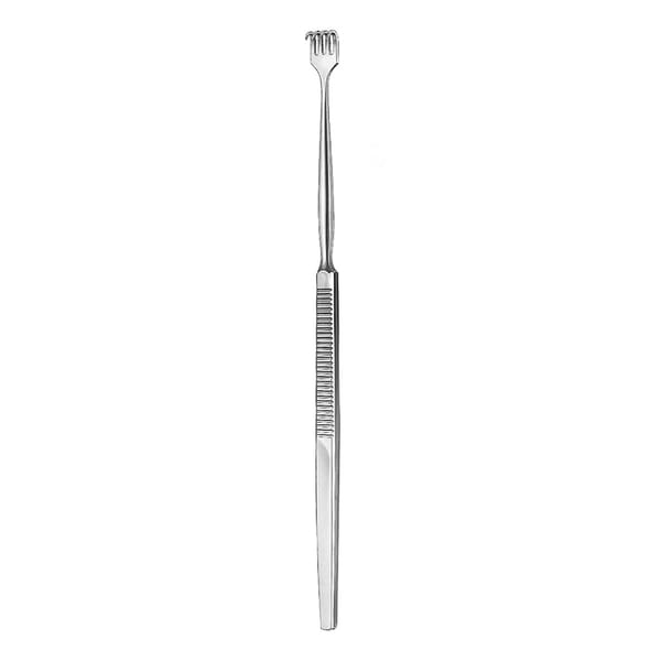 Wundhaken, tracheal, 16,5 cm 4 Haken stumpf 18.225.04