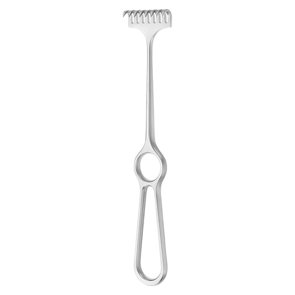VOLKMANN, Wundhaken, 21,5 cm 8 Haken scharf 18.280.08