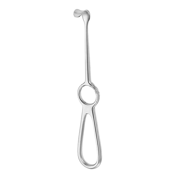 KOCHER, Wundhaken, 19 cm 21 x 14 mm 18.332.21