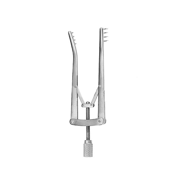 ALM, Wundsperrer, selbsthaltend, 10 cm 4×4 Zähne scharf 18.620.10