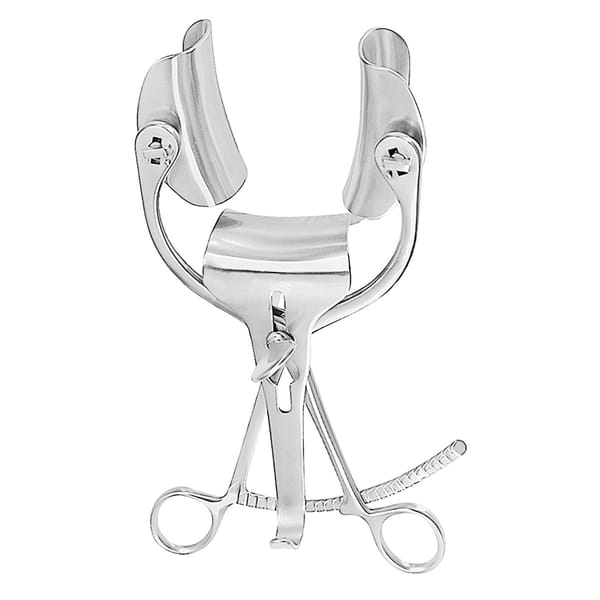 COLLIN, Bauchdeckenhalter, 22 cm seitliche Valve 38 x 80 mm, Mittelvalve 50 x 75 mm 18.812.80