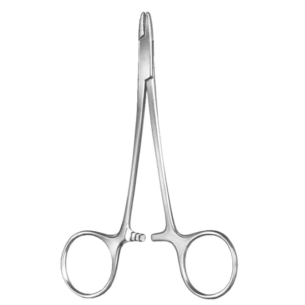 DERF, Nadelhalter, 12 cm mit Blutrille