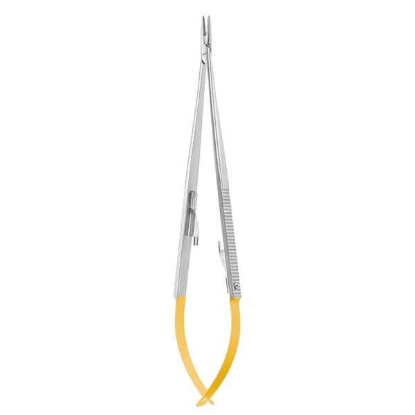 CASTROVIEJO, Nadelhalter, 21 cm Innensperre Maul glatt