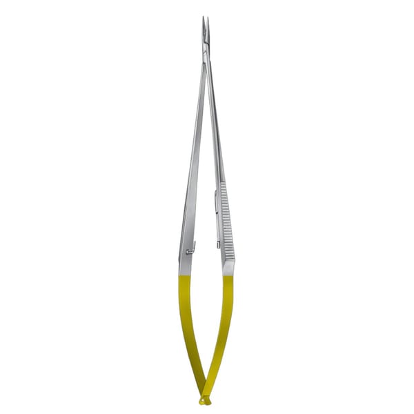 CASTROVIEJO, Nadelhalter, 18 cm Innensperre Maul gerieft