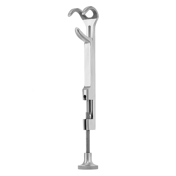 LOWMAN, Knochenhalteklammer, 13 cm 1×2 Zähne, mit Graduierung 32.441.13