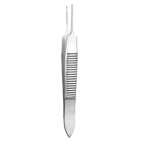 GRAEFE, Irispinzette, 7 cm 1,0 mm 1 x 2 Zähne 42.804.07
