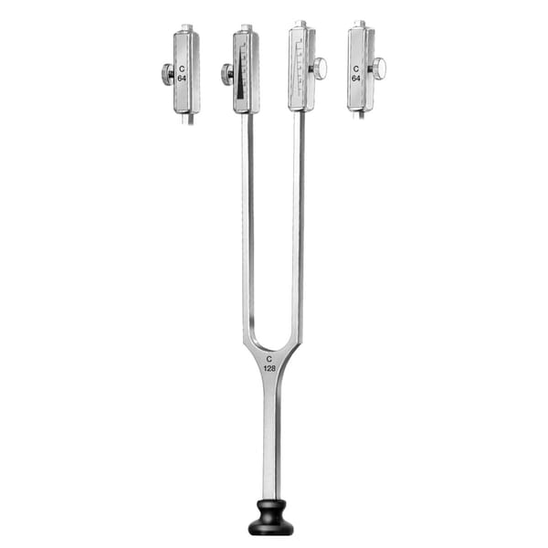 RYDEL SEIFFER, Stimmgabel, C64 / C123, mit Fuss, mit Daempfer 44.076.01