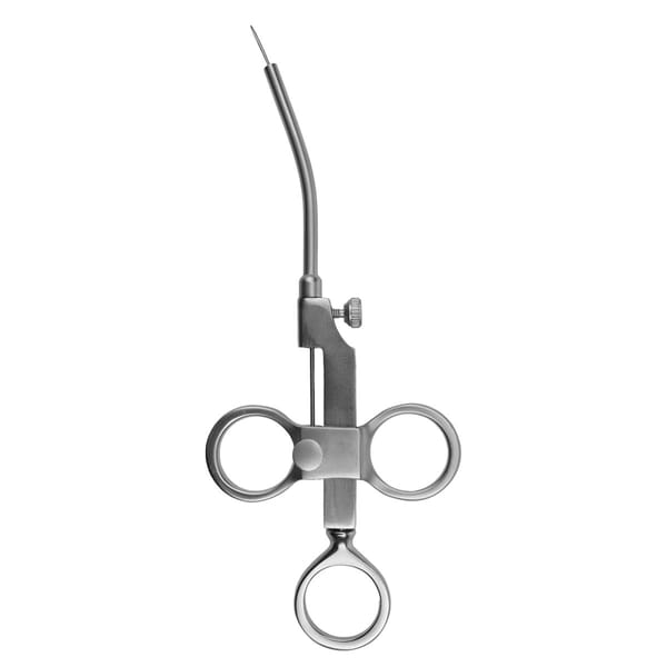 KRAUSE, Ohrpolypenschnuerer, 18,5 cm offenes Ende 1 x 2 Zähne 44.220.16