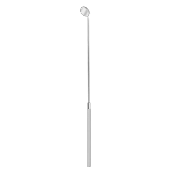 Kehlk.Spiegel, 10 mm Fig. 0 mit Griff 1 x 2 Zähne 52.272.10