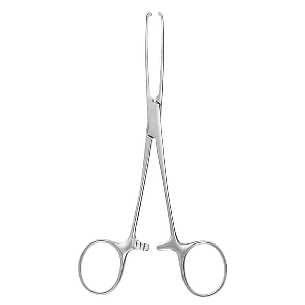 ALLIS, Darm Fass Zange, 15 cm 5×6 Zähne 1 x 2 Zähne 64.120.15
