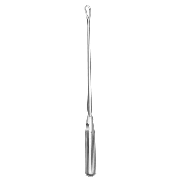 RECAMIER, Kürette fest, 19 mm Fig. 9 stumit 1 x 2 Zähne 70.722.19