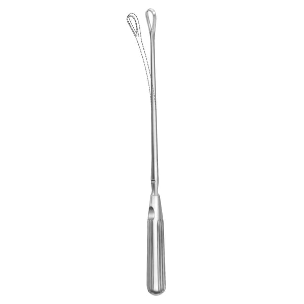 RECAMIER, Kürette biegsam, 12 mm Fig. 5 stumpf 5 x 2 Zähne 70.727.12