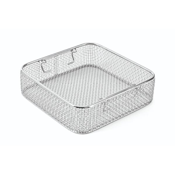 wire basket, 246 x 246 x 100 mm mesh: 4×4 mm, wire: ø 1 mm without lid 88.249.30