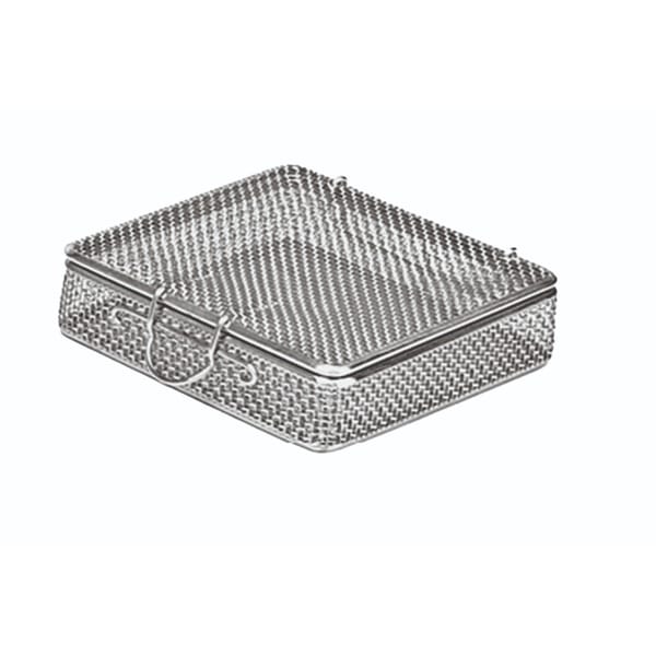 small fine mesh baskets, 80 x 80 x 20 mm mesh: 2×2 mm, wire: ø 0,5 mm with lid 88.311.06