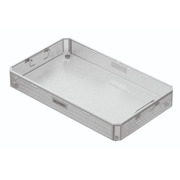 perforated stainless steel basket, 533 x 340 x 80 mm without lid 88.370.70