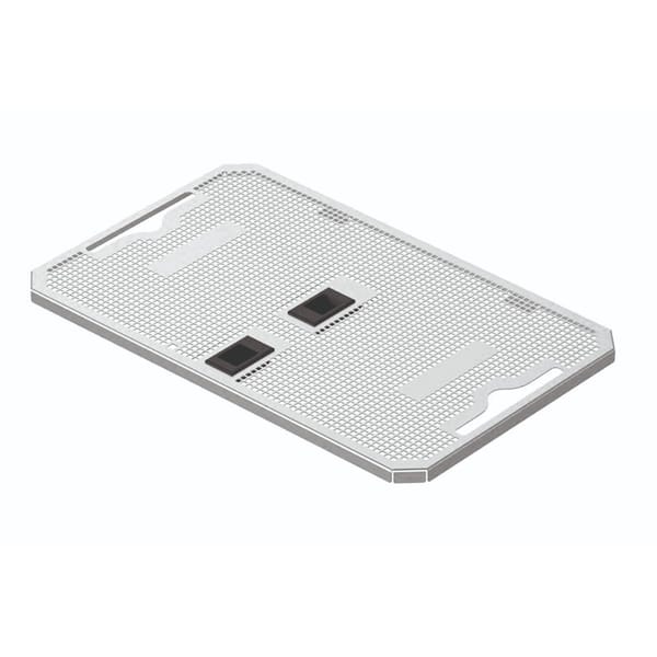 perforated stainless steel lid, 407 x 256 mm for 88.374.80 to 88.375.10 88.376.20