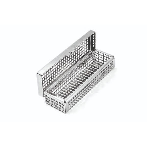 dental basket, 146 x 46 x 28 mm with lid without silicone fixation systems 88.378.80