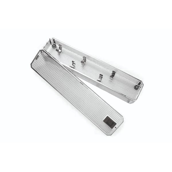 stainless steel basket with lid for k-wires, 460 x 100 x 64 mm 88.410.51