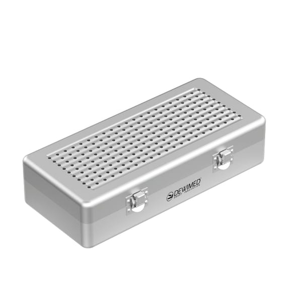 container implant model, 300 x 150 x 75 mm grey perforated bottom and perforated lid 88.502.70