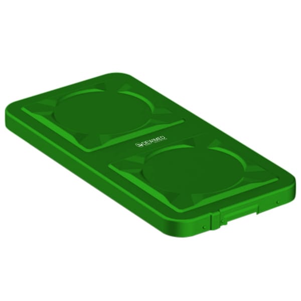 container safety lid green, 606 x 288 mm 1 / 1 standard plus model 88.632.32