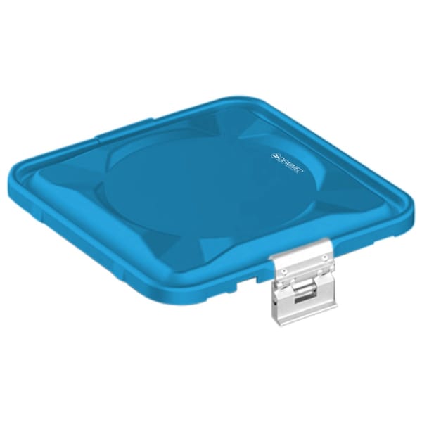 container lid blue, 295 x 280 mm 1 / 2 standard plus model non-perforated 88.636.23