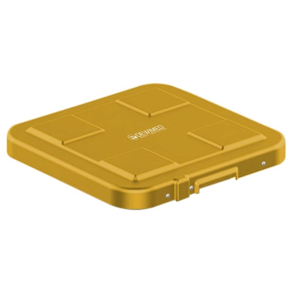 container safety lid yellow, 317 x 285 mm 1 / 2 standard model 88.670.19