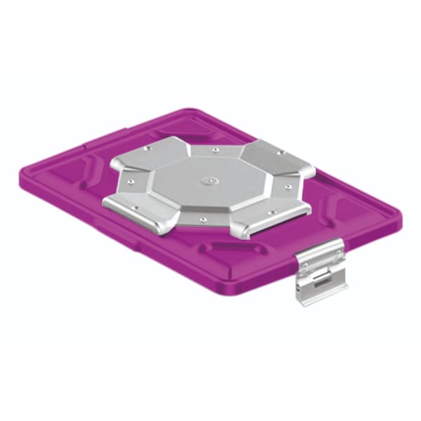 container lid purple, 365 x 255 mm large dental bio barrier model 88.716.86