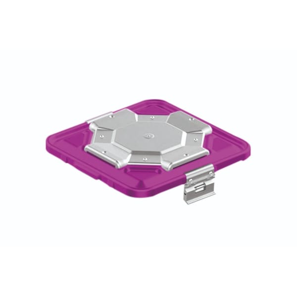 container lid purple, 295 x 280 mm flat bio barrier model 88.717.86