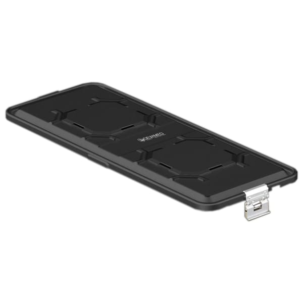 container lid black, 710 x 285 mm extra long b3 barrier model with aluminium biostop system 88.821.25BA