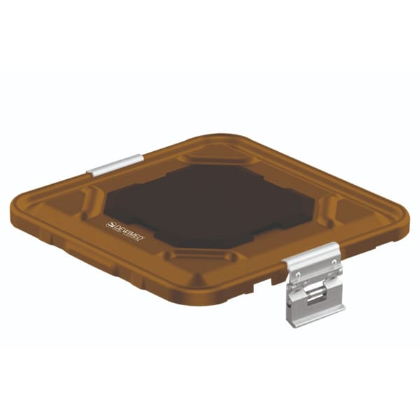 container lid bronze, 295 x 280 mm 1 / 2 b3 barrier model with ppsu biostop system 88.863.70B
