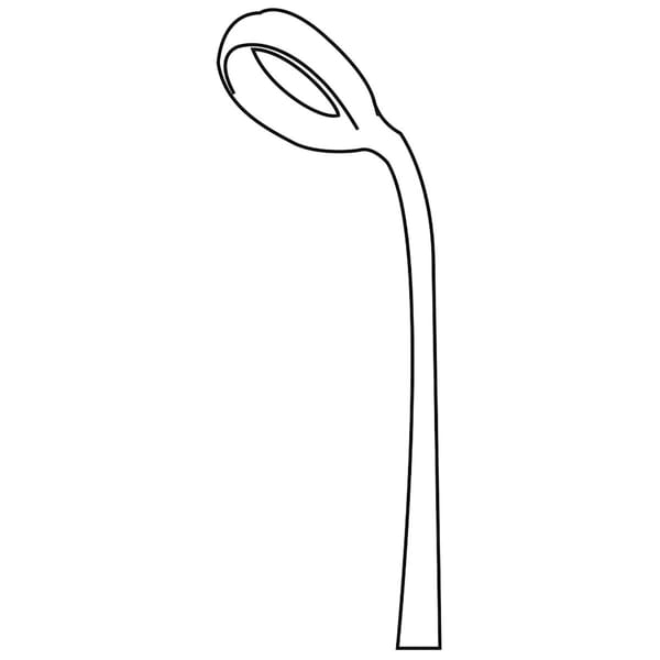 HARDY, Kuerette, 24 cm Ø 5 mm bajonettförmig scharf 40.852.05