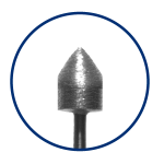 257 – Cylindrique cône – DIAFRAISE SARL, Diamond Burs