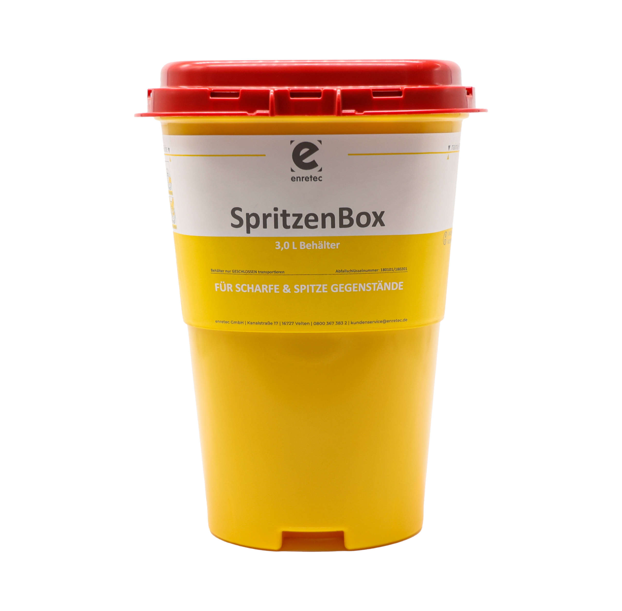 SpritzenBox bestellen – 3,0 L – enretec, Waste Containers & Sharps