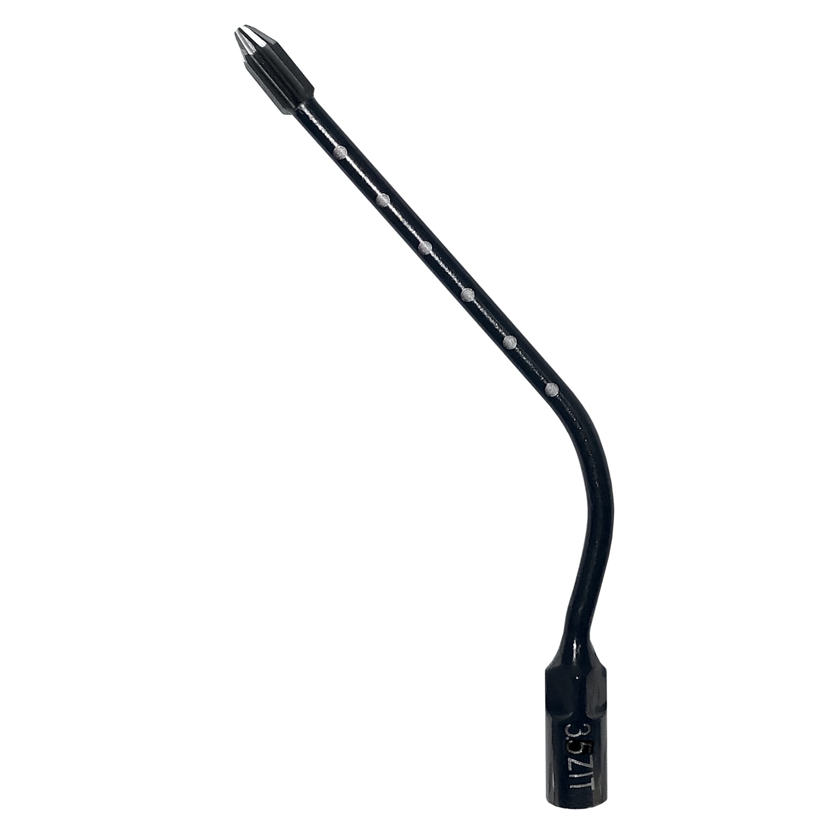 Curved truncated conical tip