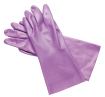 Nitril-Schutzhandschuhe mit langer Stulpe, lila